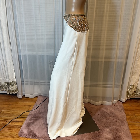 RUNWAY Fall/Winter ‘22 Pat Bo Hand Beaded Wide Leg Pants - Picture 10 of 15